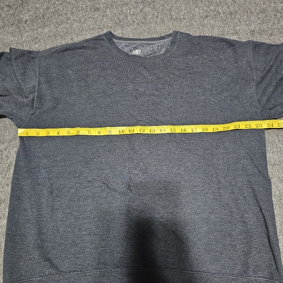 Athletic Works Dark Gray Fleece Sweatshirt & Sweatpants Set Large - Picture 5 of 7